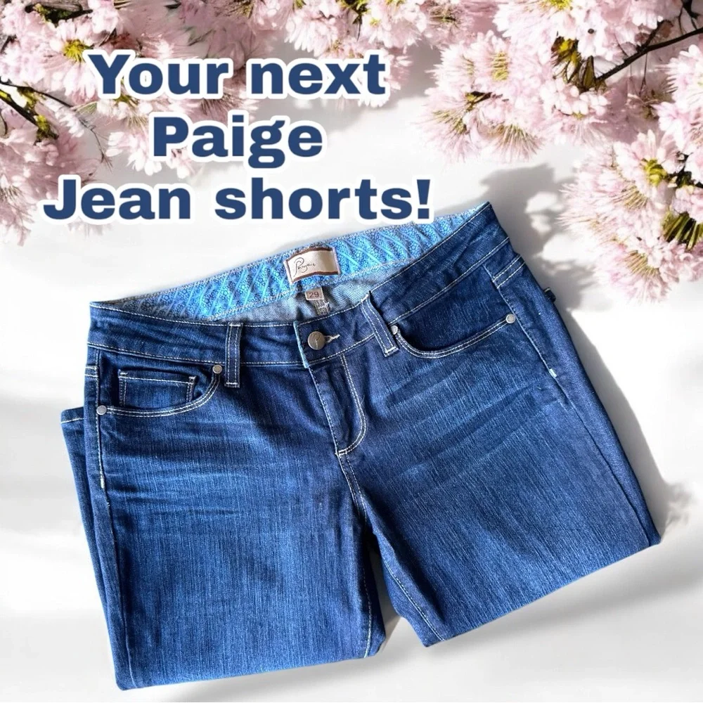 Paige Jeans Size 29 - Flare Denim Wash - Great for Jean Shorts - Marlow Cut - Picture 3 of 17